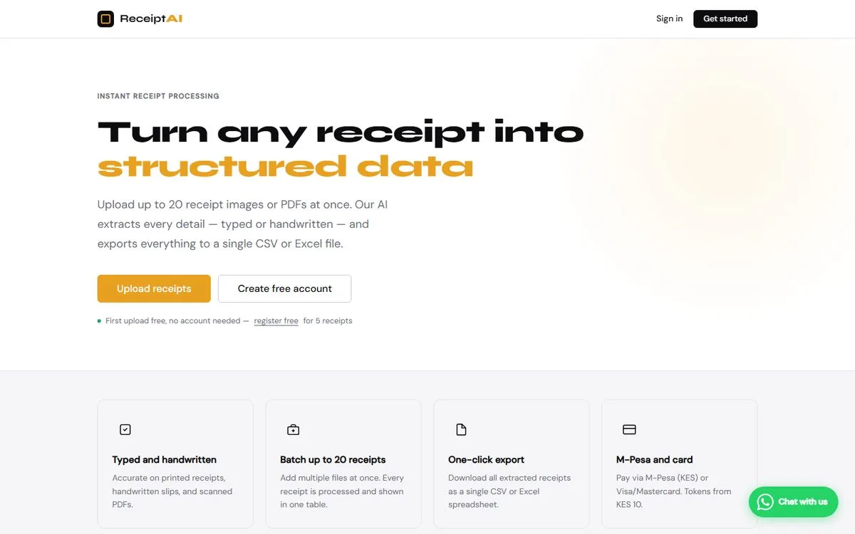 Receipt Intelligence